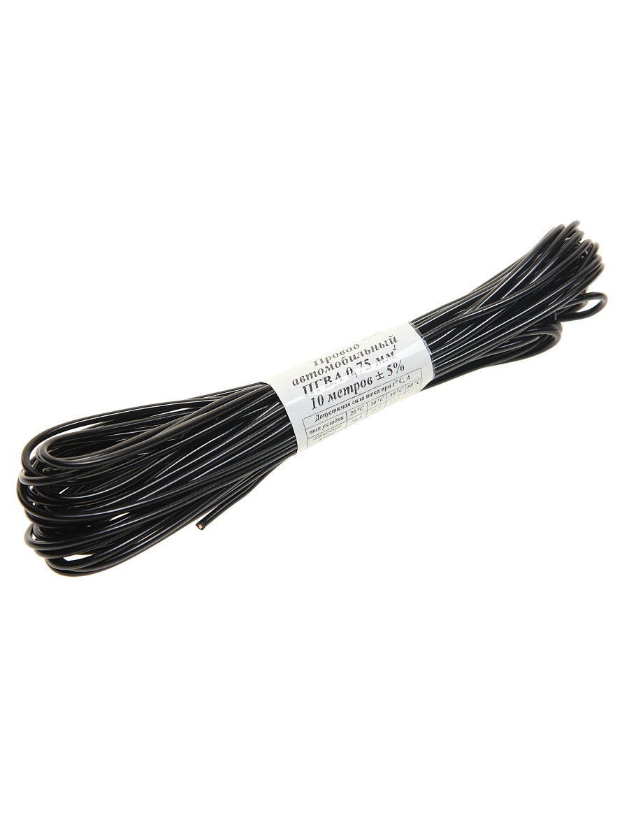 Провод монтажный ПГВА 10м*0.75 кв.мм ПГВА-0,75