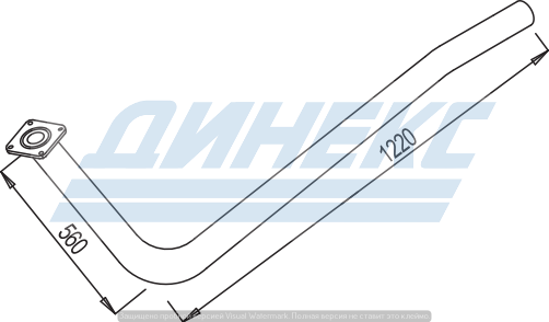 Передняя труба VOLVO 80113