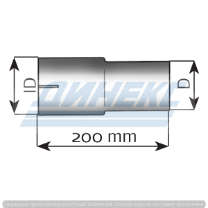 Переходник (OD/ID) 101,6/114,8 mm 93715