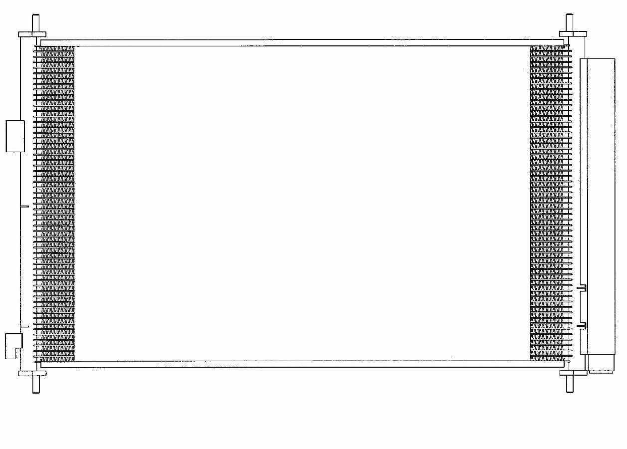 Радиатор кондиционера Toyota Rav IV 2.0 VVTi/2.2 D-4D/2.2 D-CAT 06> 54619826