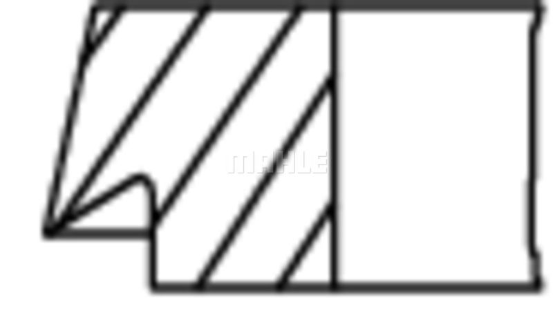 Кольца поршневые 81.00 STD VW 1.6-2.2 83> 03474N0