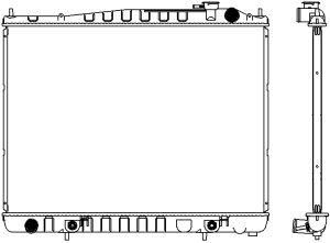 Радиаторы охлаждения Nissan Pathfinder 3.5 97- 32511017