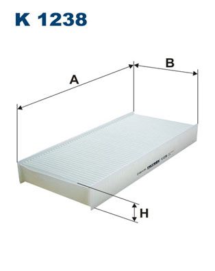 Фильтр салона угольный Citroen Jumpy/Fiat Scudo/Peugeot Expert 07> K1238