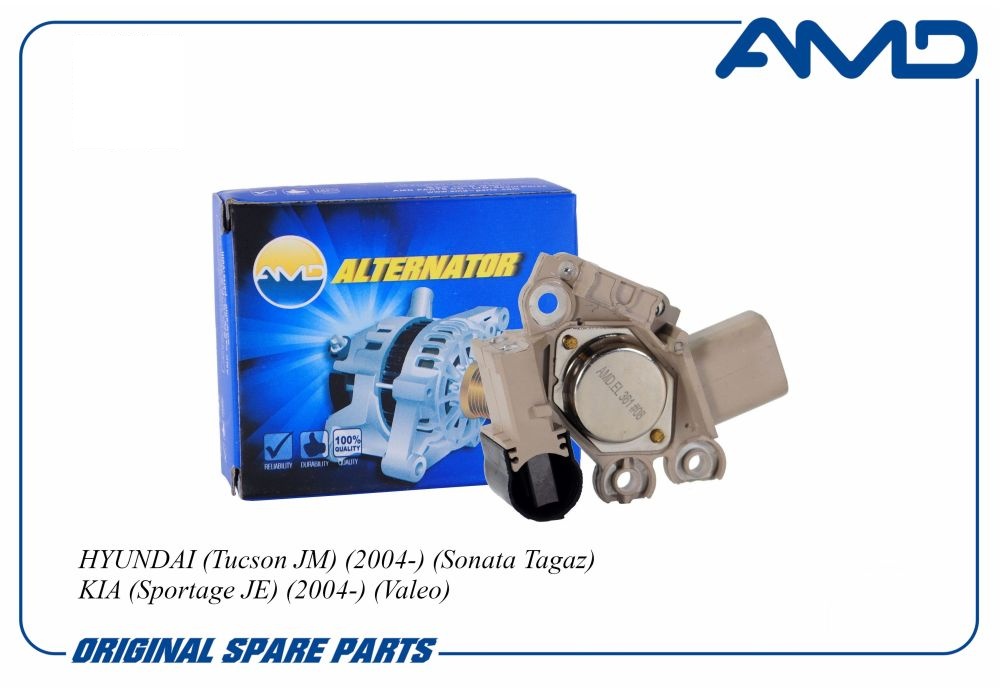 Регулятор напряжения генератора Kia Spectra/Shuma/Sportage 97-04 AMDEL361