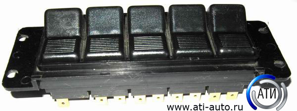 Блок переключателей 5-клавишный  ПАЗ, ЛАЗ, ЛиАЗ 53.3710-03.17