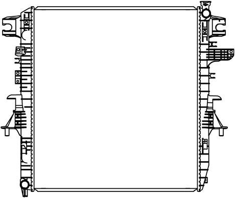 Радиатор системы охлаждения Nissan Patrol VI/Infiniti QX56 10-/QX80 13- 32528501