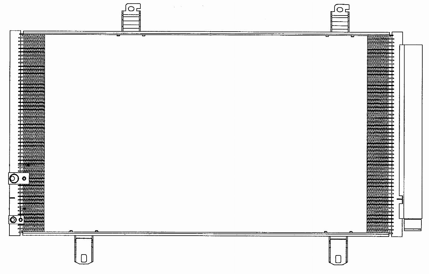 Радиатор кондиционера Toyota Camry/Lexus ES 2.4/3.5i 06-12 54619827