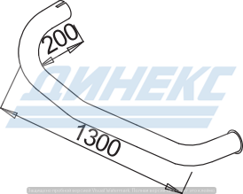 Конечная труба MB/NEOPLAN 52678