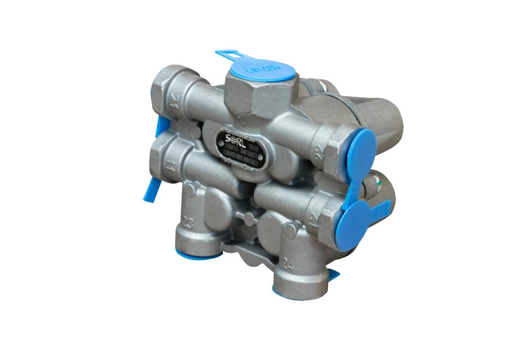 Кран защитный четырехконтурный MB/MAN/Neoplan/Renault 35150010010