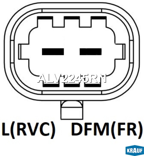 Генератор 12V 130A Opel Meriva B 1.4 10-/Chevrolet Cruze 1.4 12- ALV2245RN