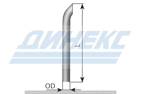 Конечная труба VOLVO 80714