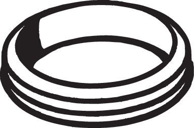 Кольцо уплотнительное приемной трубы MB W245 05-11/Renault Logan 06> 256056