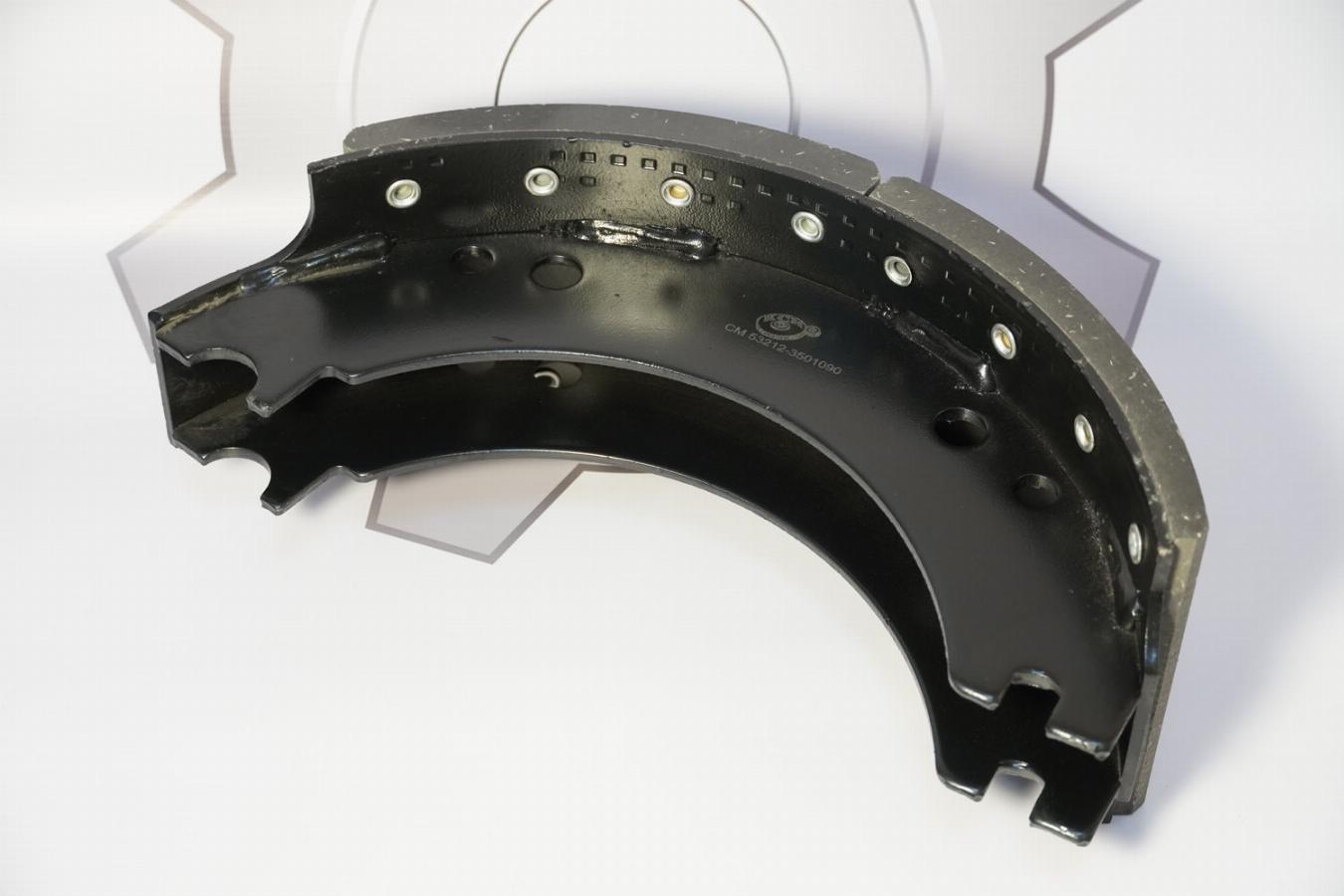 Колодка тормозная в сборе с накл. КАМАЗ 53212-3501090