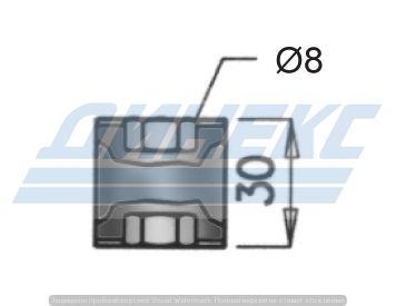 Резинометаллическая опора IVECO 28837