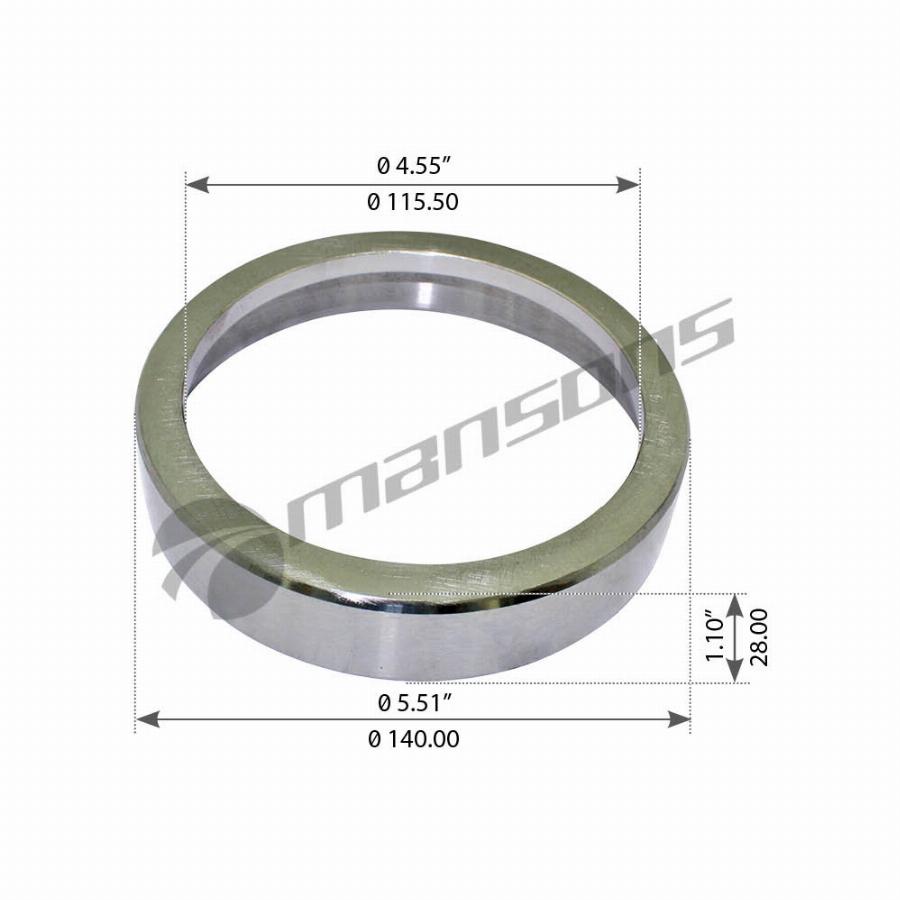 Кольцо противоизносное Scania 4/P/R/T 100.737