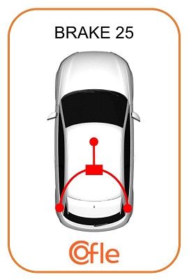 Трос стояночного тормоза для эл.ручника к-т Opel Meriva B 2010- 92115843