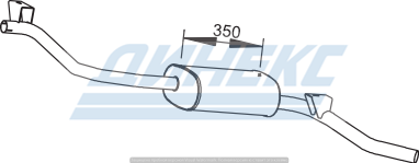 Глушитель RENAULT 64389