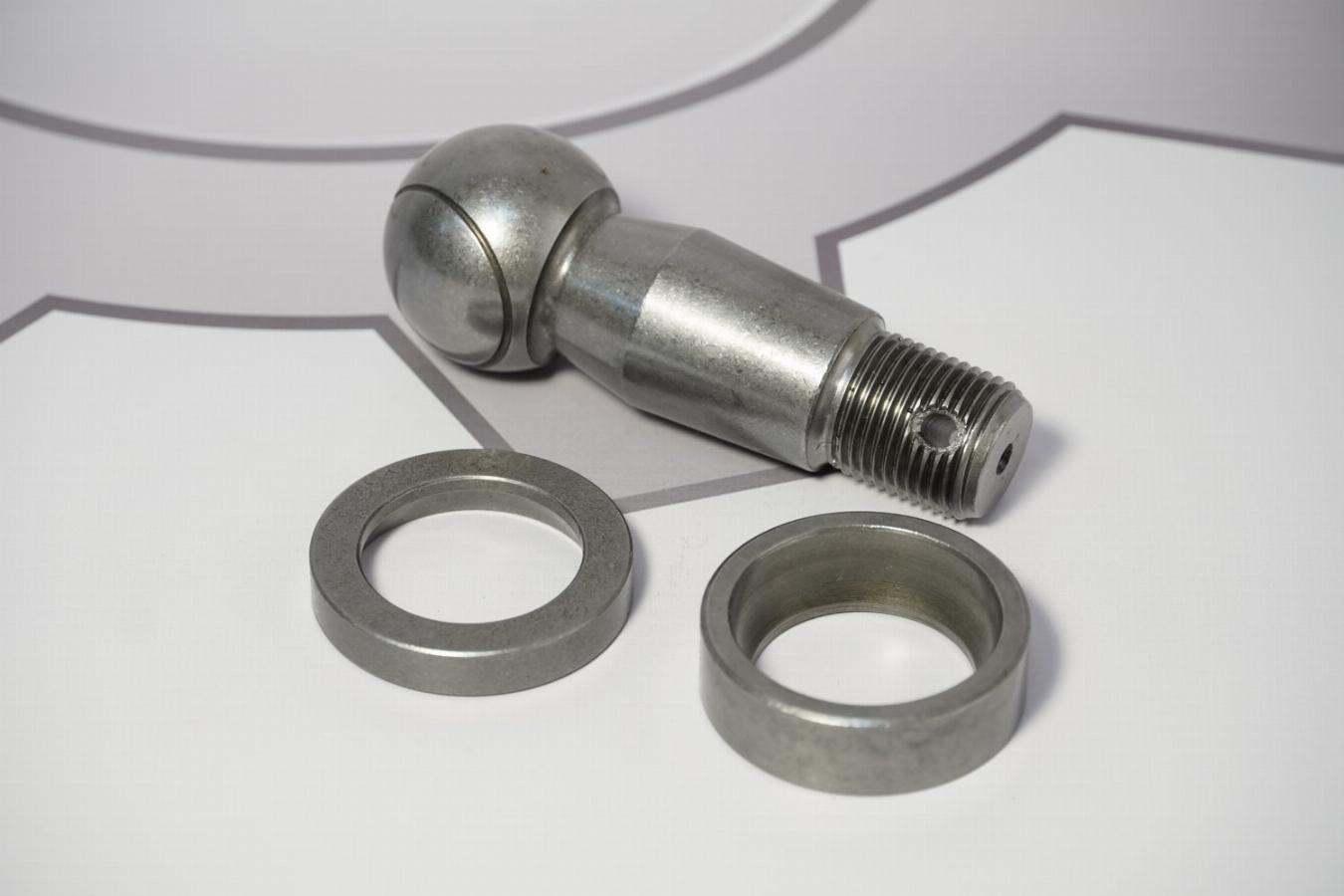 Палец рулевой D=40 М24*1,5 ЛиАЗ-525/МАЗ 5336-3003065