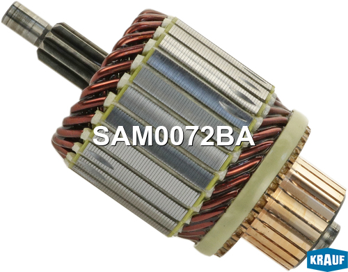 Ротор стартера 12V 1.7kW Renault Koleos HY0 2.5 QR25DE 2008- SAM0072BA