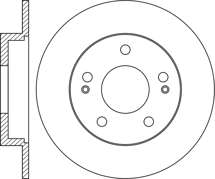 Диск тормозной задний Hyundai Kona/Kauai 17-/Kia Carens 12/16 12- RN1947
