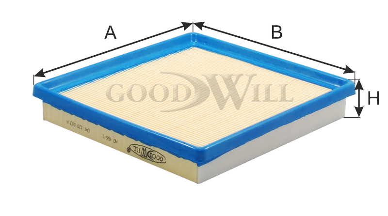Фильтр воздушный VW Golf/Polo/Skoda Octavia AG466