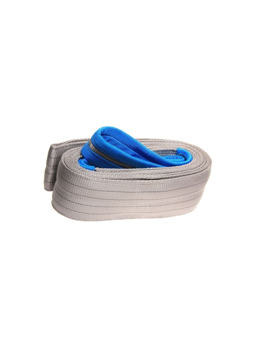 Трос буксировочный 42 т 6м-120мм ленточный петля-петля M-75642