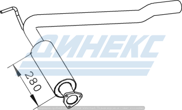 Глушитель VW Transporter 74370