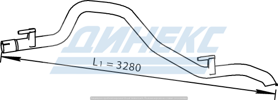 Конечная труба MB Sprinter 56512