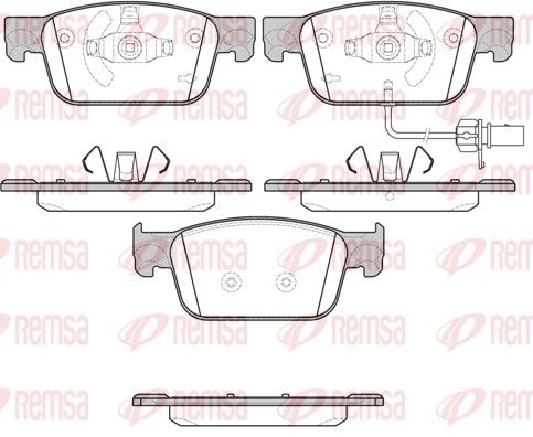 Колодки дискового тормоза передние Audi A4/A5/A6/Q5 15> 1692.01