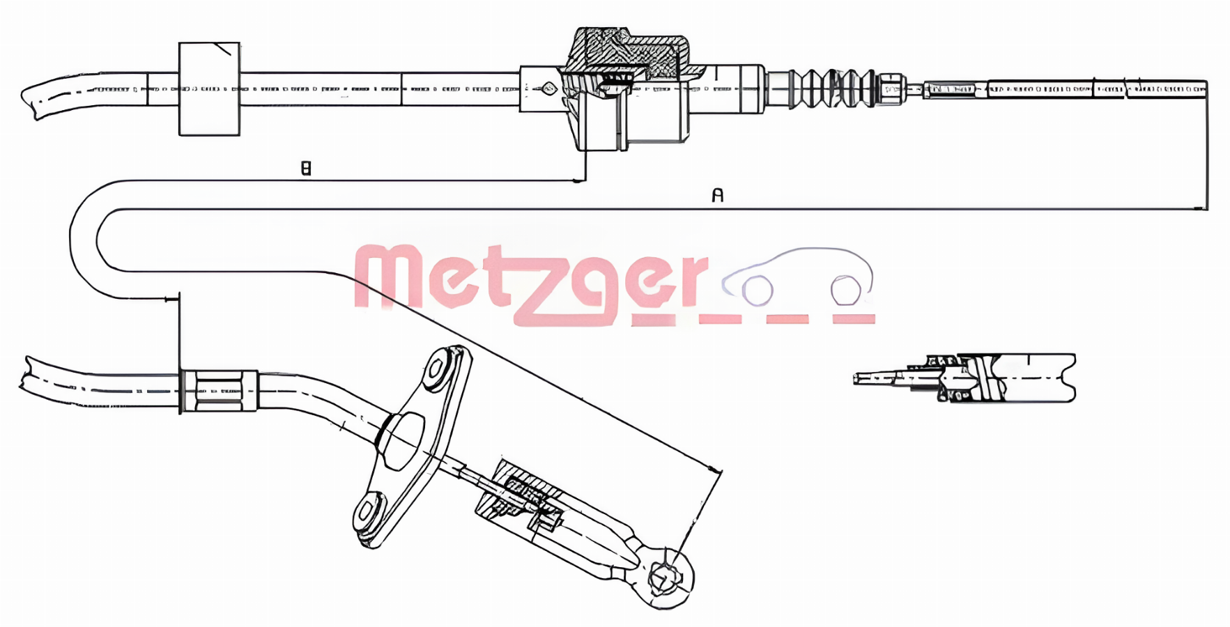 Трос сцепления Fiat Palio 00> 127200