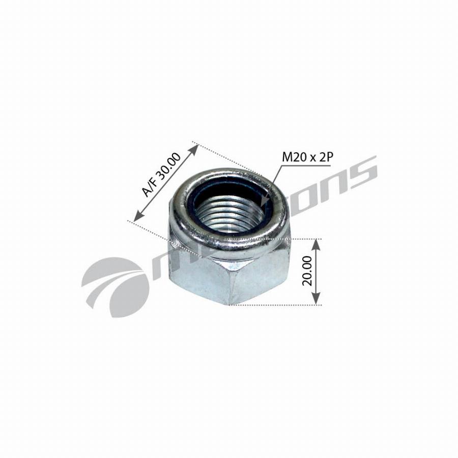 Гайка М20*2 болта амортизатора Schmitz NLN131