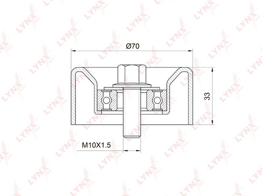 Ролик натяжной Toyota Rav 4/Avensis/Corolla 1.4/1.6/2.0/2.4 VVT-I 00> PB5032