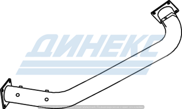 Передняя труба DAF 22132