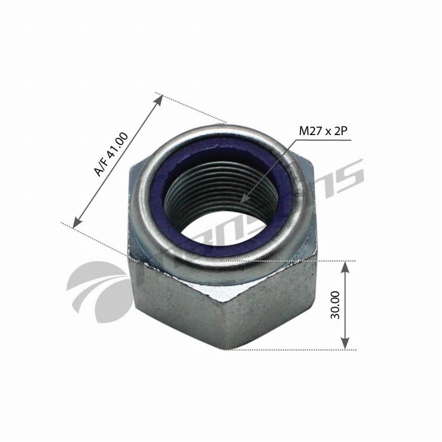 Гайка полурессоры M27*2 Schmitz NLN102