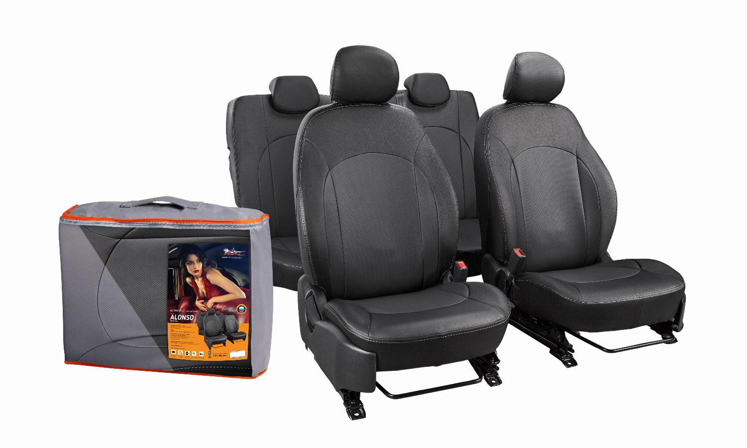 Чехлы 12 пр. экокожа перф.Chevrolet Cruze 09- ACCS-A-48