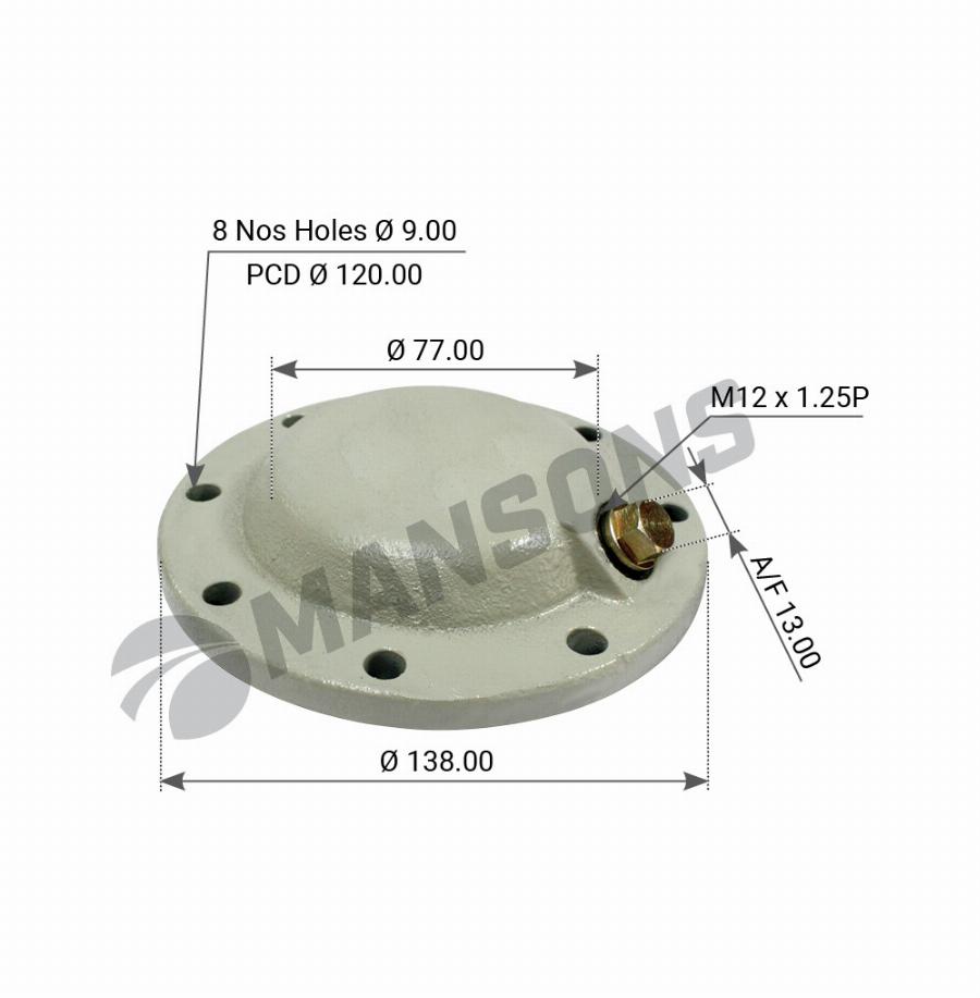 Крышка ступицы DAF 75/85CF/CF75/85/95XF/XF105 200.212