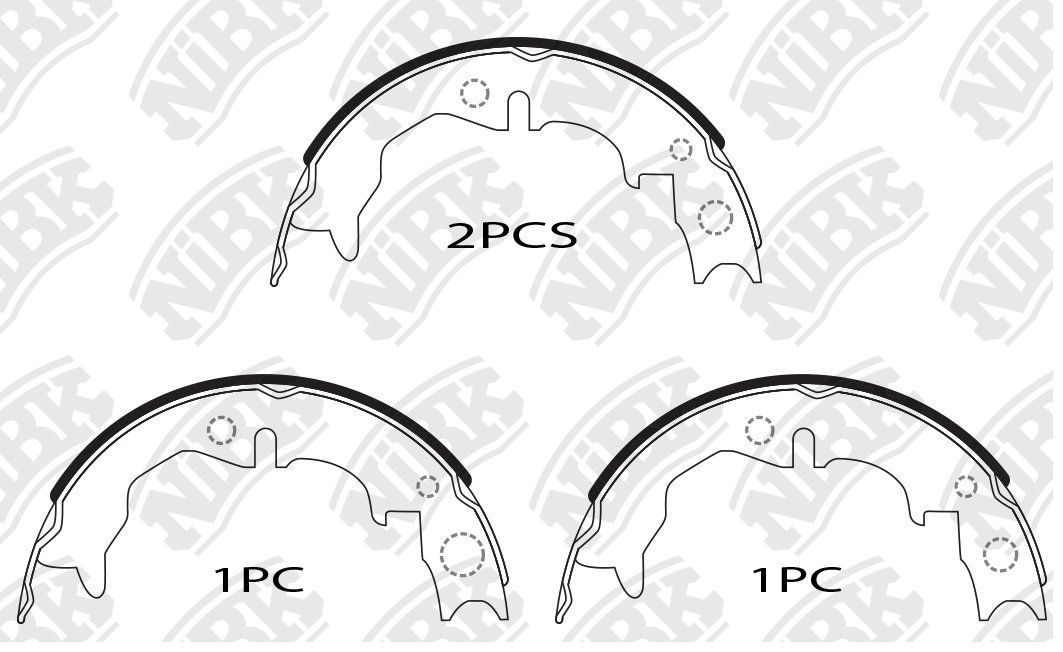 Колодки стояночного тормоза Toyota Verossa 00- FN0692