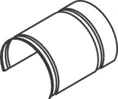 Защита бочки глушителя DAF XF95/CF65/85 21846