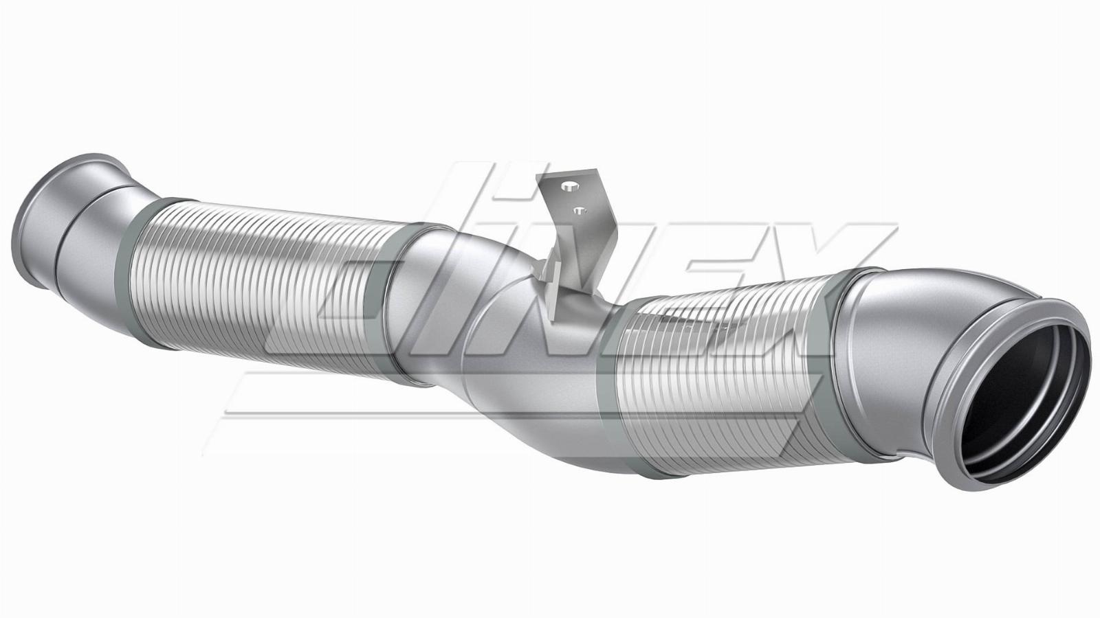 Труба выхлопная передняя с гофрой Scania P/G/R/S-Series 6LA001