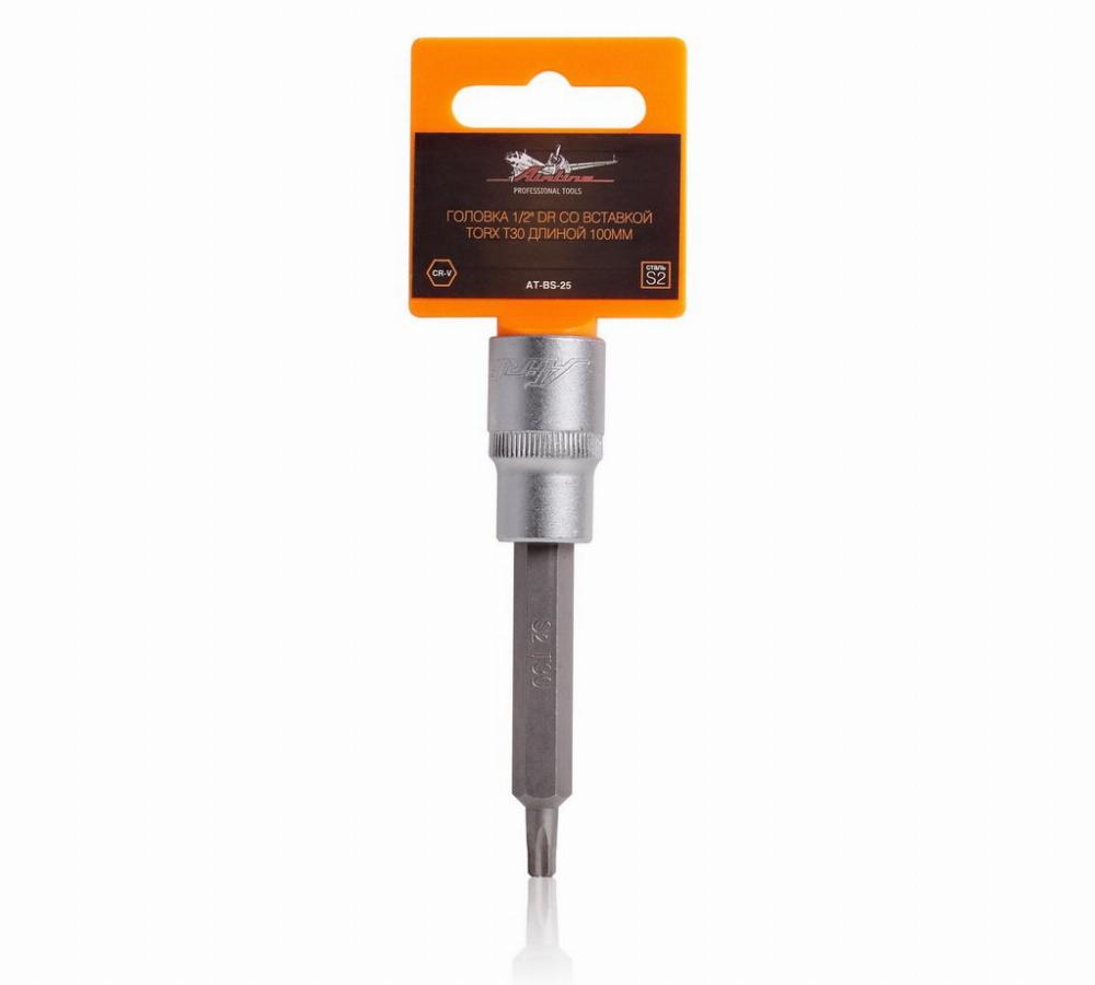 Головка 1/2" DR с вставкой T30 100мм TORX AT-BS-25