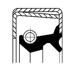 Сальник ступицы колеса 41*53*7 Toyota Carina/Corolla/Celica 1.3 - 1.8D 80> 19015047B