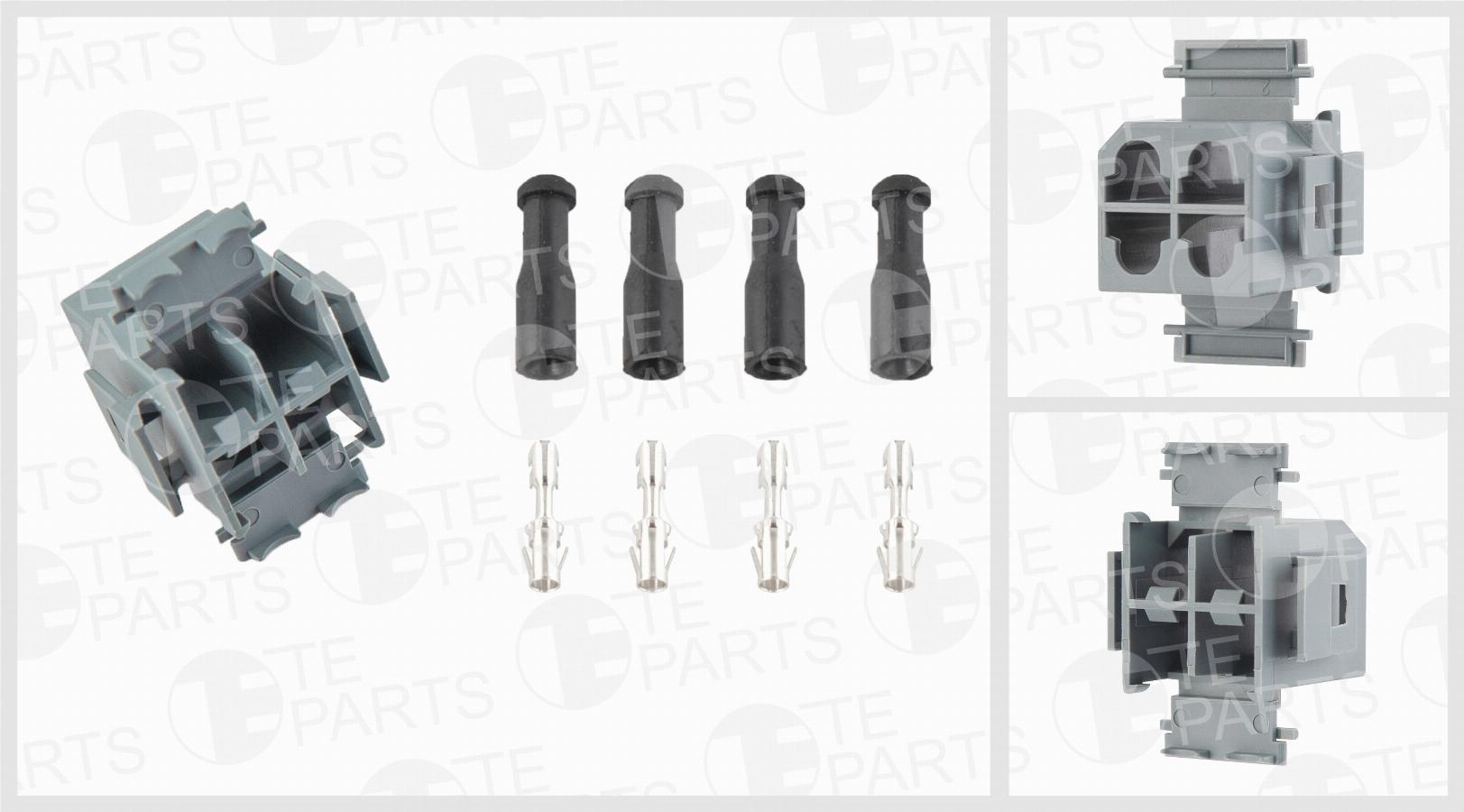 Разъем 4х контактный 2*2 Volvo 7760035