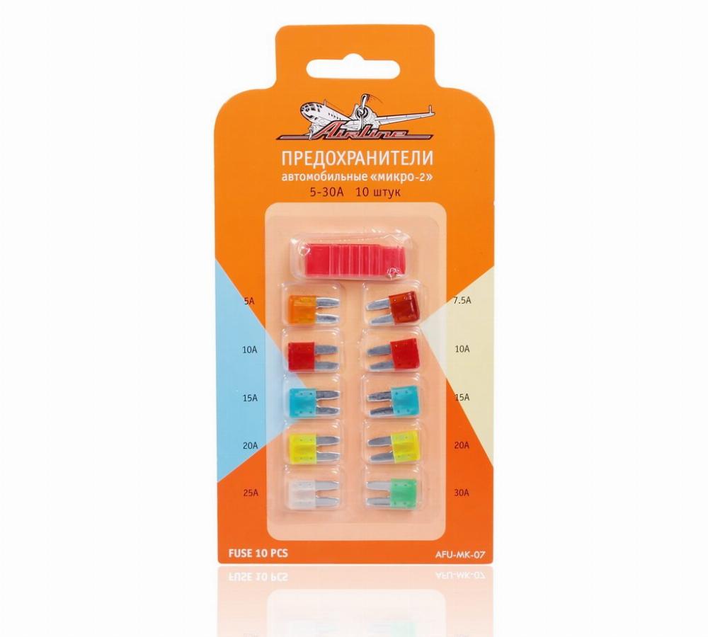 Предохранитель 5-30А флажковый Micro2 10 шт. AFU-MK-07