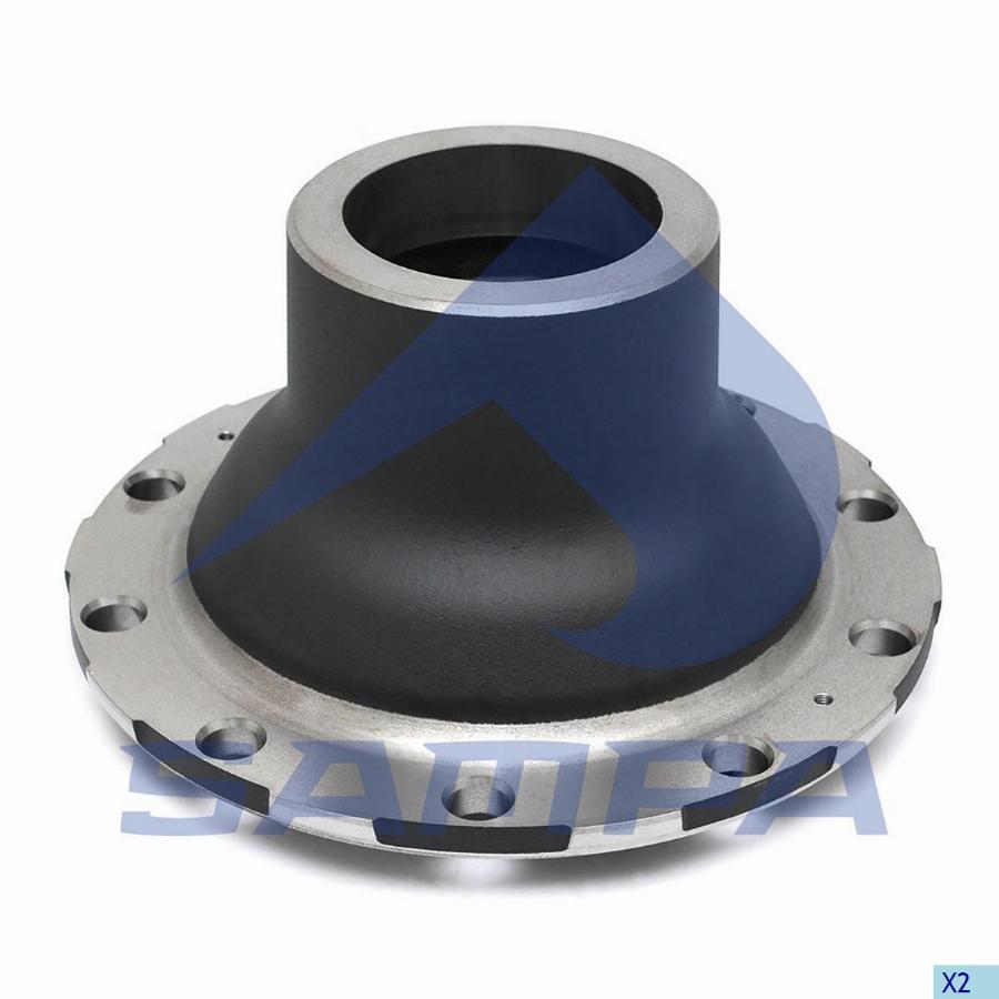 Ступица передняя без подшипников Scania P/G/R 044.104