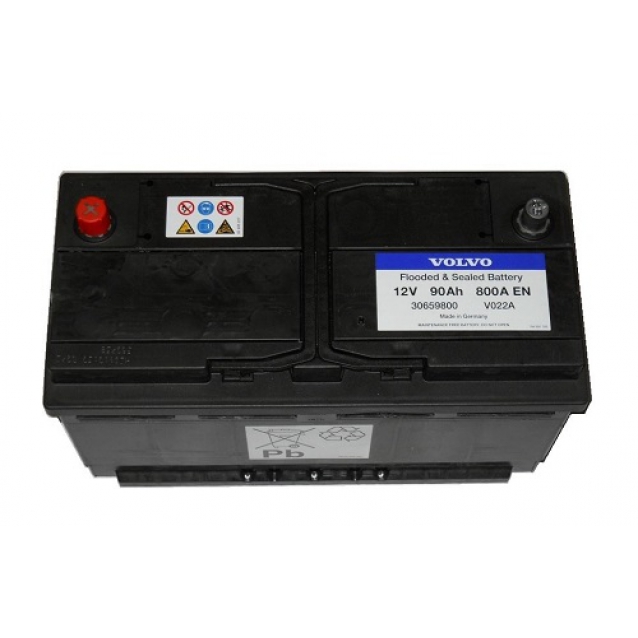 Аккумулятор 12V 90Ah 800A Volvo 30659796