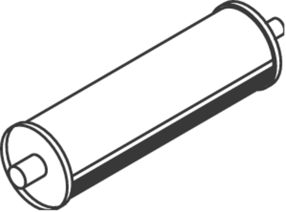 Глушитель с катализатором MB Euro-2 50436