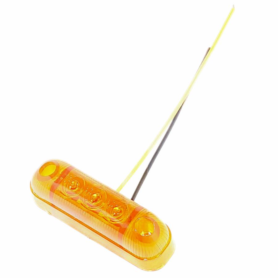 Фонарь габаритный 3LED желтый мигающий 12-24V YG10034AY