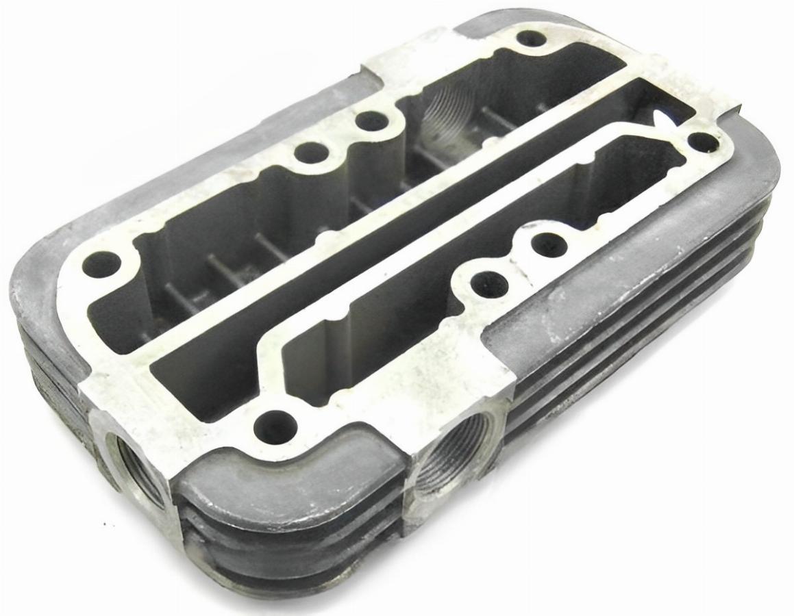 Головка 2-х цилиндрового компрессора ЯМЗ "Евро-1" А29.14.003