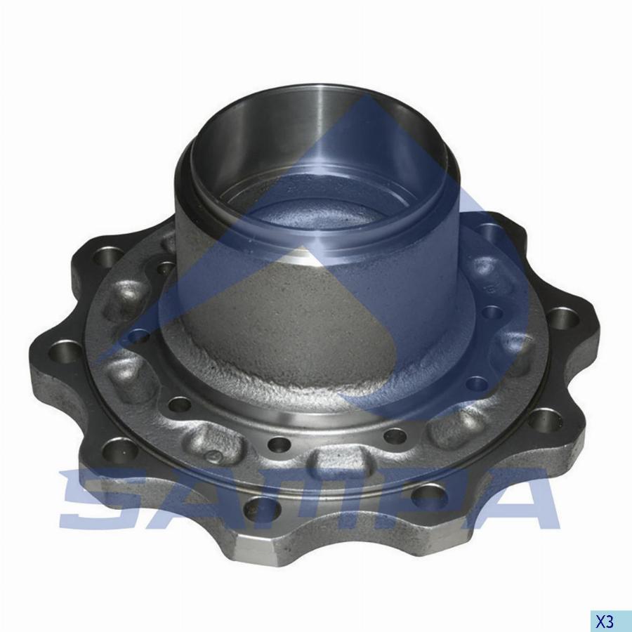 Ступица передняя без подшипников MB Actros 100.266