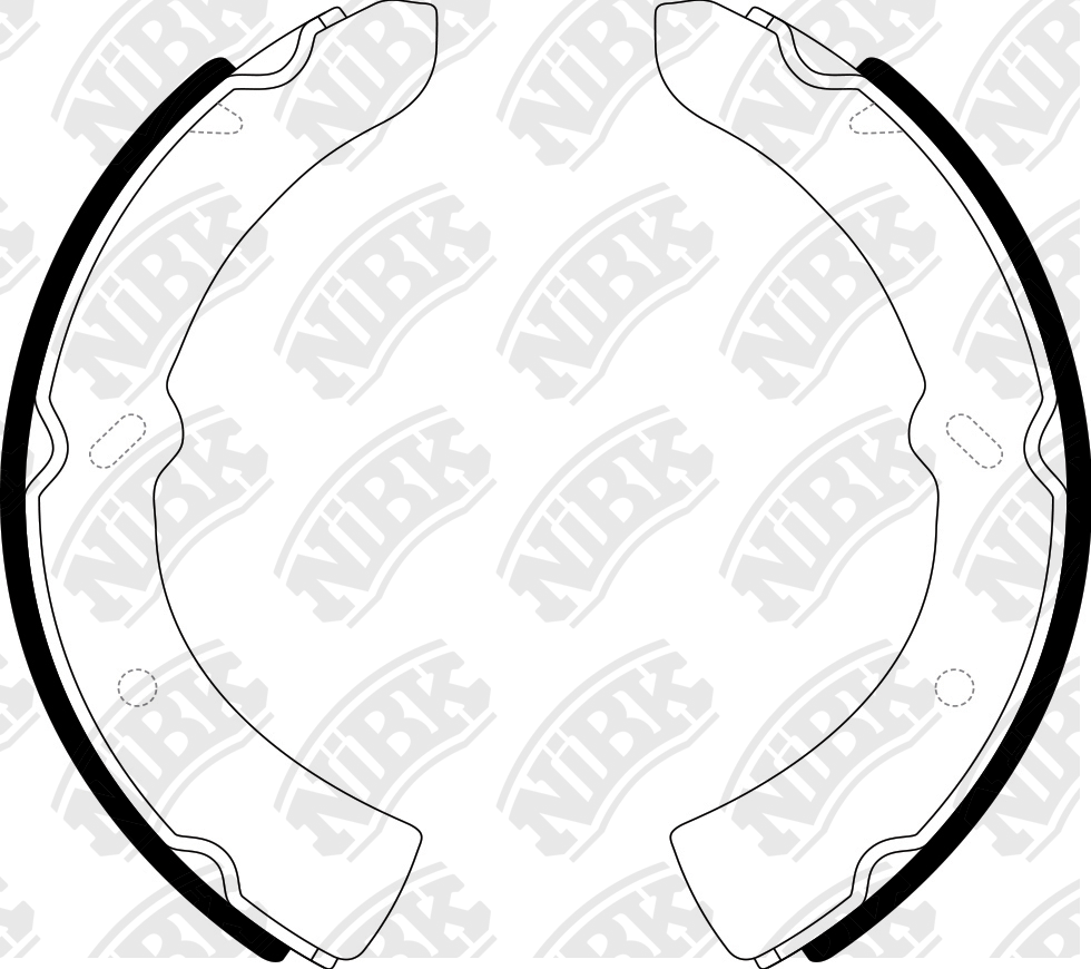 Колодки тормозные барабанные Mazda Titan/Kia Mighty 00-03 FN3361